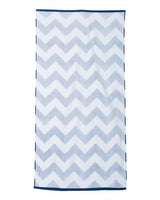 Chevron Velour Beach Towel