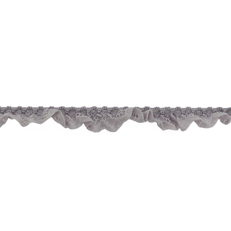 Mauve Shadows Criss Cross Crochet Trimming - 0.625"