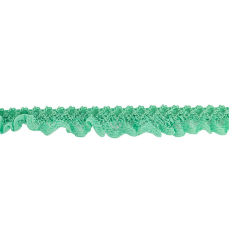 Spearmint Criss Cross Crochet Trimming - 0.625"
