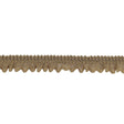 Desert Beige Ruffled Stretch Lace Trimming - 0.625"