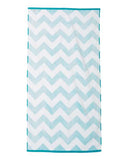 Chevron Velour Beach Towel