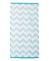 Chevron Velour Beach Towel