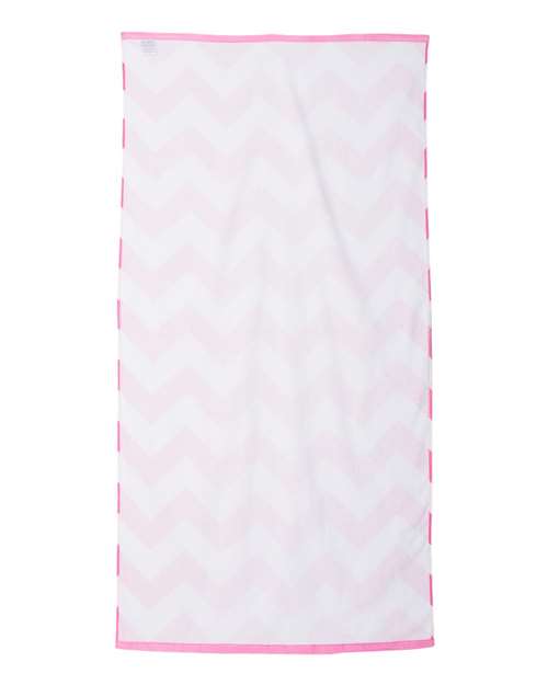 Chevron Velour Beach Towel