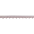 Primrose Pink Scalloped Edge Lace Geometric Trimming - 0.5"
