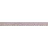 Primrose Pink Scalloped Edge Lace Geometric Trimming - 0.5"