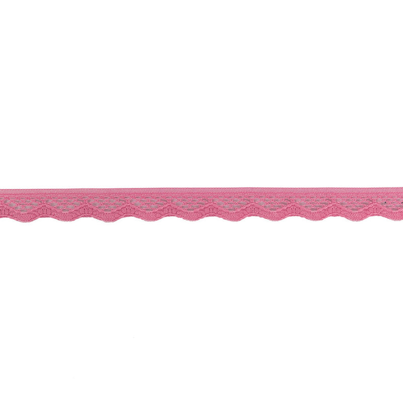 Rosebloom Scalloped Edge Lace Geometric Trimming - 0.5"