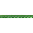 Grass Green Scalloped Edge Lace Geometric Trimming - 0.5"