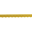 Sunshine Yellow Scalloped Edge Lace Geometric Trimming - 0.5"