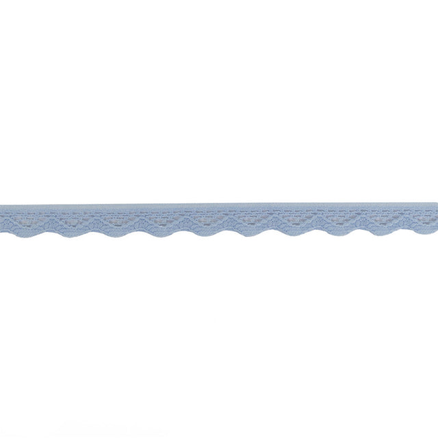 Periwinkle Scalloped Edge Lace Geometric Trimming - 0.5"