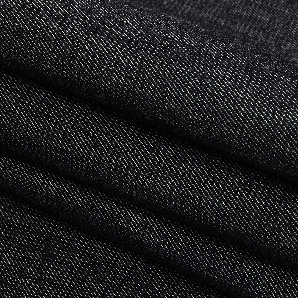 Heavyweight Blue Graphite Cotton Denim Twill