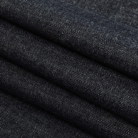 Stiff Heavyweight Blue Graphite Cotton Denim Twill