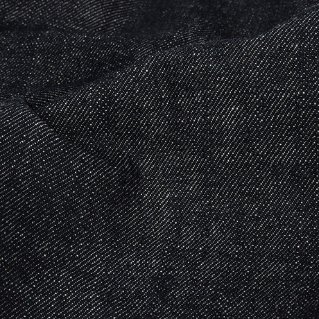 Stiff Heavyweight Blue Graphite Cotton Denim Twill