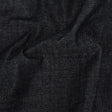 Stiff Heavyweight Blue Graphite Cotton Denim Twill