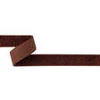 Teddy Red and Amber Glitter Velvet Trim - 1"