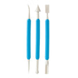 Ateco 4205 3-Piece Sculpting Tool Set – 6 Shapes for Precise Fondant Detailing
