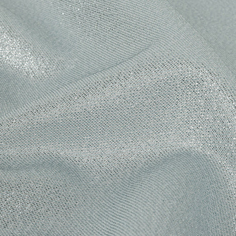 Polyester Lame - Metallic Silver on White - Ellery Collection