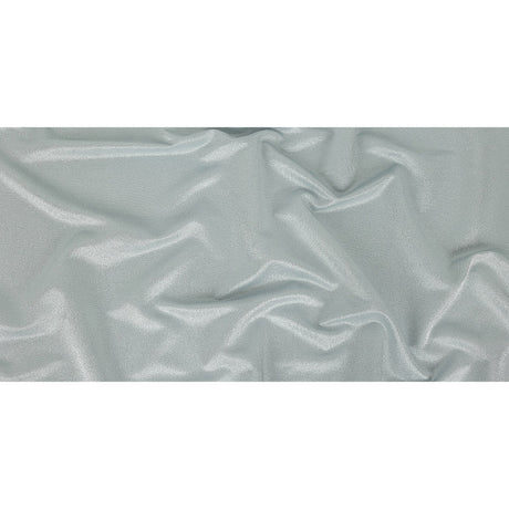 Polyester Lame - Metallic Silver on White - Ellery Collection