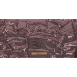 Stretch Knit with Square Metallic Sequins - Red Mahogany and Silver - Loud Lights Collection