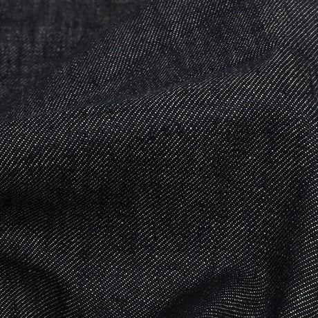 Medium Weight Midnight Navy Cotton Denim Twill