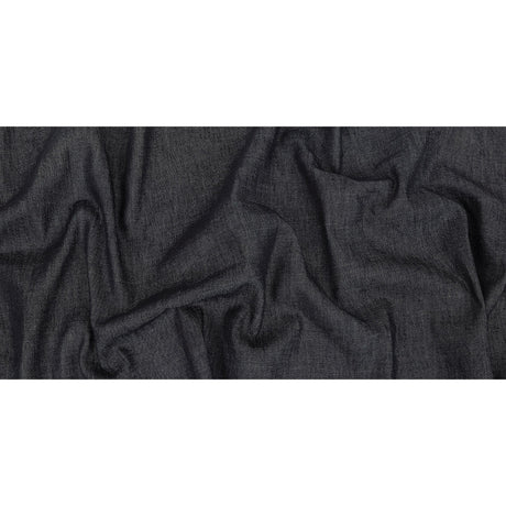 Medium Weight Midnight Navy Cotton Denim Twill