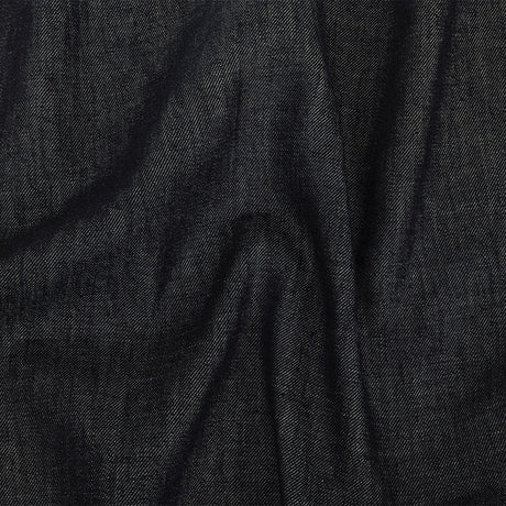Medium Weight Midnight Navy Cotton Denim Twill