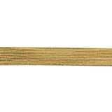 Gold Metallic Textured Lurex Ribbon - 0.625"