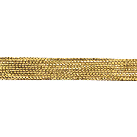 Gold Metallic Textured Lurex Ribbon - 0.625"