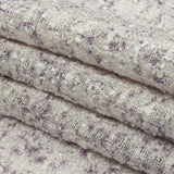 Newcastle White Sand and Lavender Frost Viscose and Acrylic Chenille Tweed