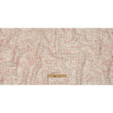 Newcastle Pink and Silver Coin Viscose and Acrylic Chenille Tweed