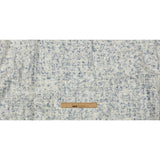 Newcastle Blue and Frost Mint Viscose and Acrylic Chenille Tweed