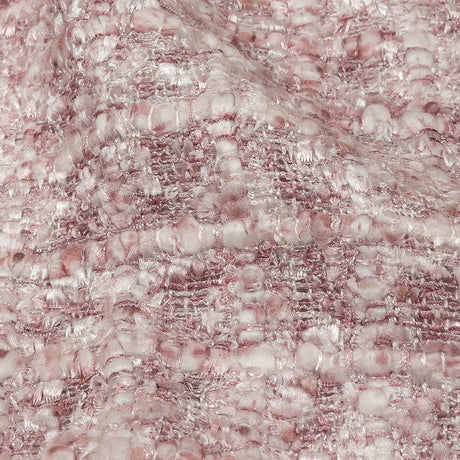 Newcastle Mauve and White Viscose and Acrylic Chenille Tweed