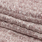 Newcastle Mauve and White Viscose and Acrylic Chenille Tweed