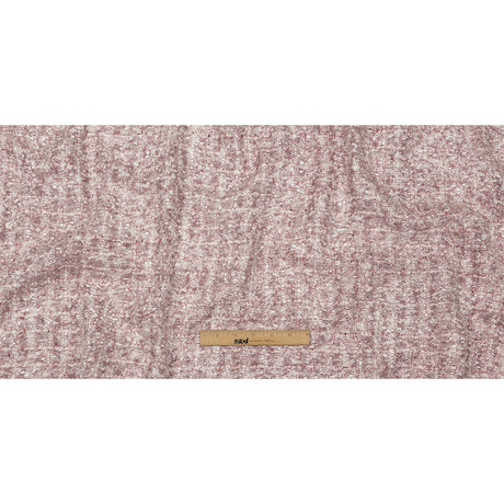 Newcastle Mauve and White Viscose and Acrylic Chenille Tweed