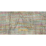 Newcastle Sage, Pink and Lilac Ash Viscose and Acrylic Chenille Tweed