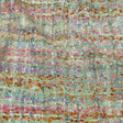 Newcastle Sage, Pink and Lilac Ash Viscose and Acrylic Chenille Tweed