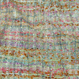 Newcastle Sage, Pink and Lilac Ash Viscose and Acrylic Chenille Tweed