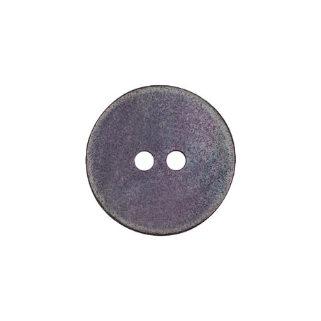 Purple, Green and Blue Iridescent 2-Hole Smooth Top Shell Button - 32L/20mm