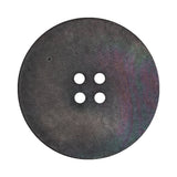 Peat Semi-Matte Iridescent 4-Hole Tire Rim Shell Button - 54L/34mm