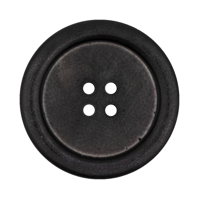 Peat Semi-Matte Iridescent 4-Hole Tire Rim Shell Button - 54L/34mm