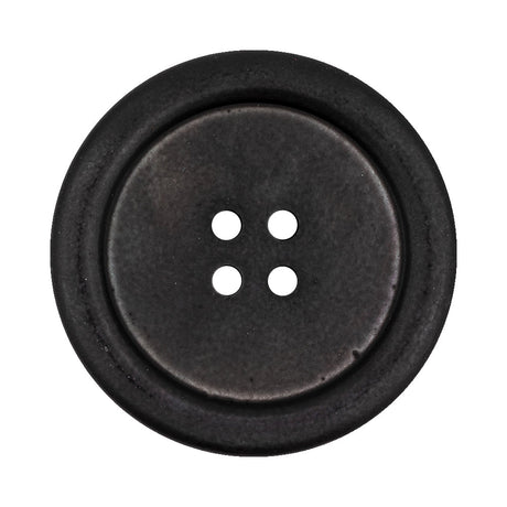 Peat Semi-Matte Iridescent 4-Hole Tire Rim Shell Button - 54L/34mm