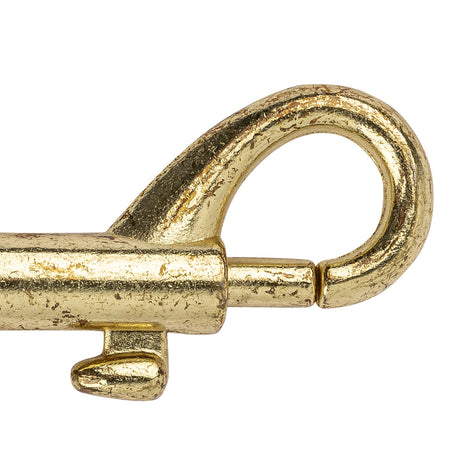 Weathered Gold Lobster Clasp with Rounded Swivel Bottom - 2.875" x 0.875"