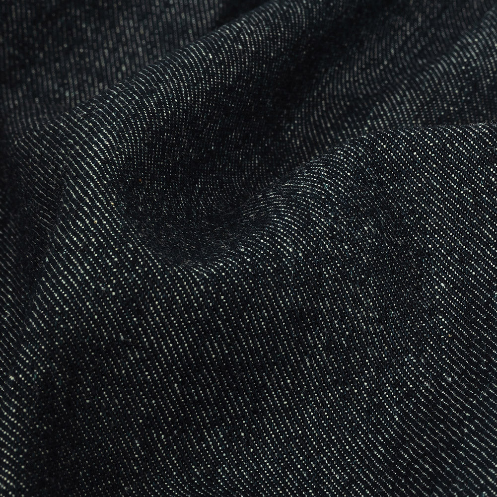 Heavyweight Bright Navy Cotton Denim Twill with Give