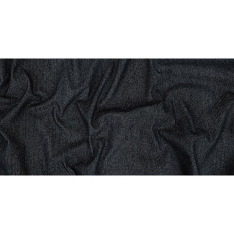 Heavyweight Bright Navy Cotton Denim Twill with Give