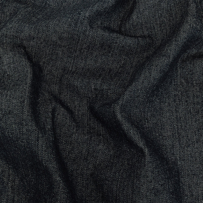 Heavyweight Bright Navy Cotton Denim Twill with Give
