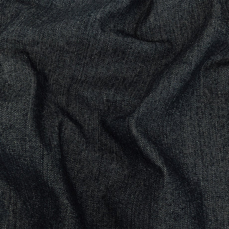 Heavyweight Bright Navy Cotton Denim Twill with Give