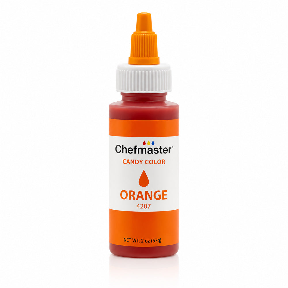 Chefmaster Orange Liquid Candy Color, 2 Oz