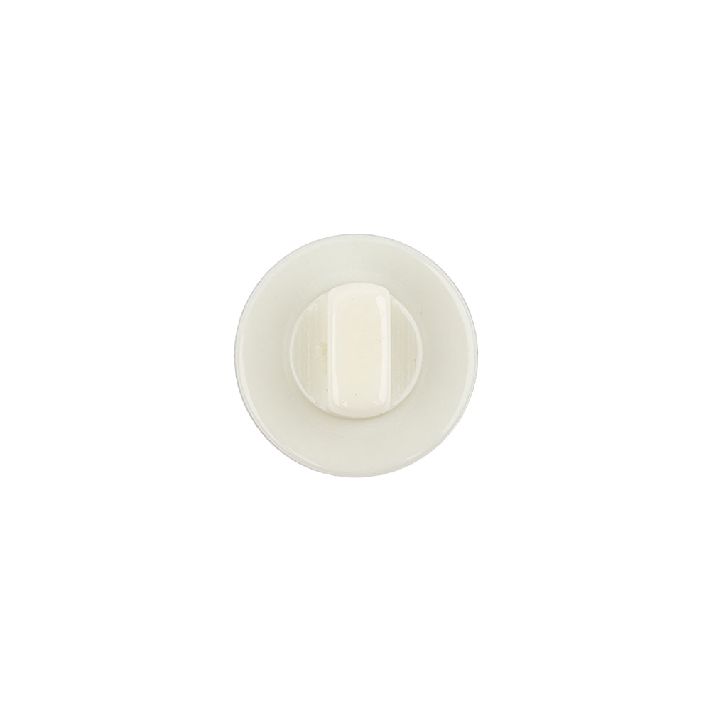 Silver Rainbow Glitter Translucent Shank Back Button - 20L/12.5mm