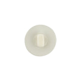 Silver Rainbow Glitter Translucent Shank Back Button - 24L/15mm