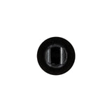 Black Rainbow Glitter Translucent Shank Back Button - 20L/12.5mm