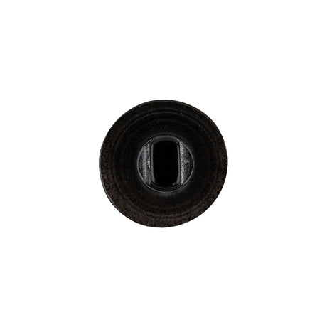 Black Rainbow Glitter Translucent Shank Back Button - 24L/15mm